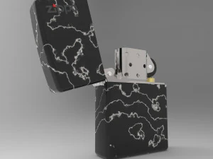 encendedor zippo Modelo 3D
