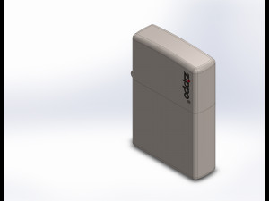 Zippo lighter 3D मॉडल