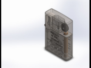 Zippo lighter 3D मॉडल
