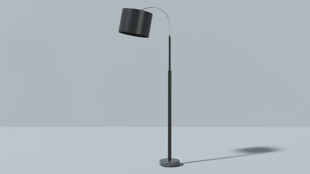 floor lamp Modelo 3D .c4d .max .obj .3ds .fbx .stl .blend 