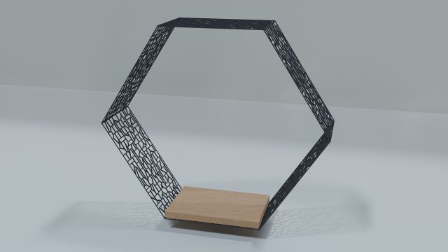 modern design shelf 3D 模型 .c4d .max .obj .3ds .fbx .stl .blend 