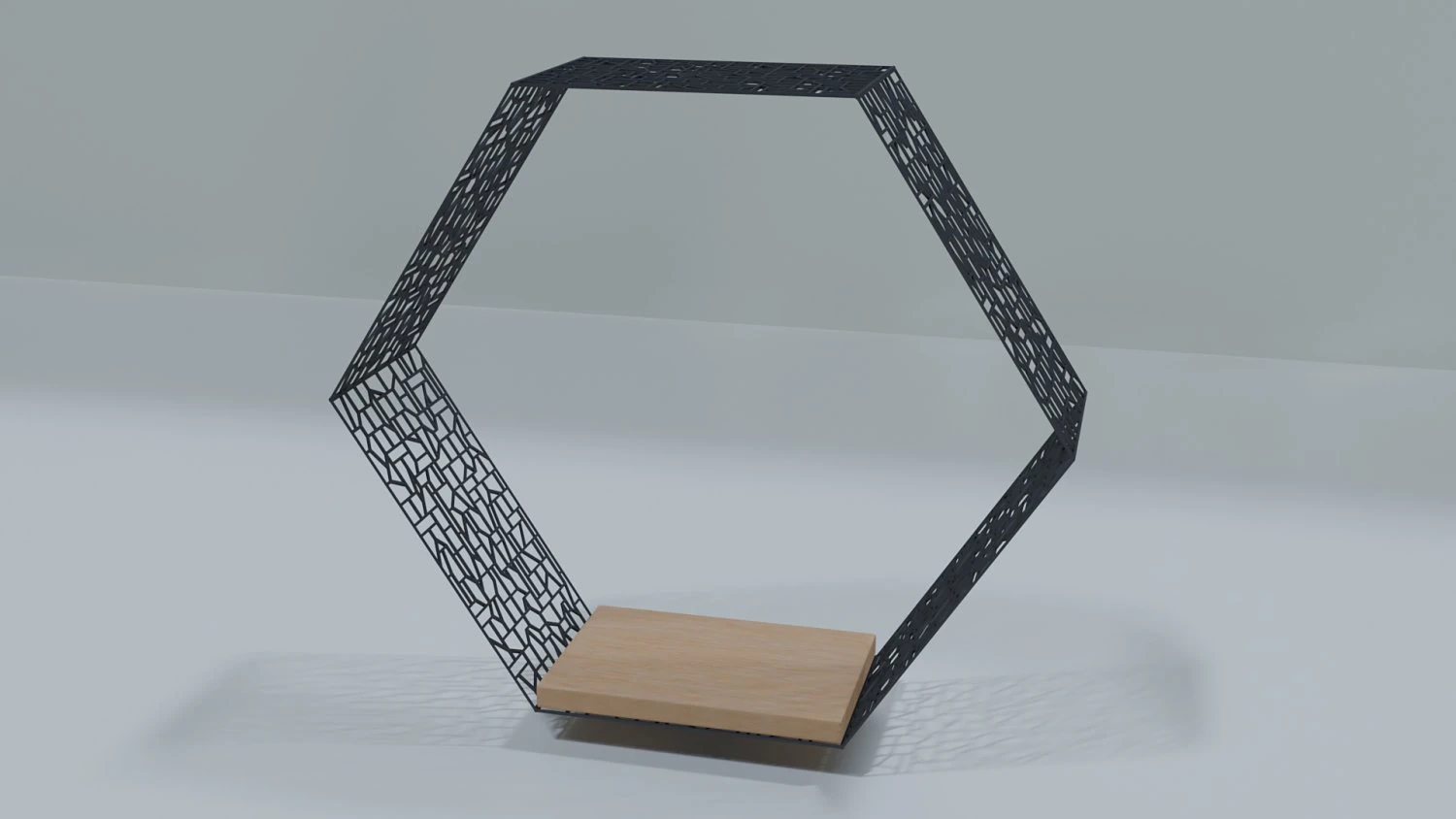 modern design shelf 3D Model .c4d .max .obj .3ds .fbx .stl .blend 