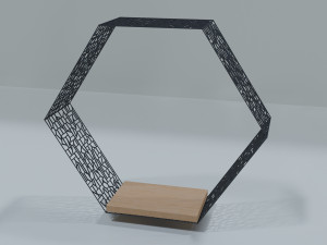 modern design shelf 3D 모델