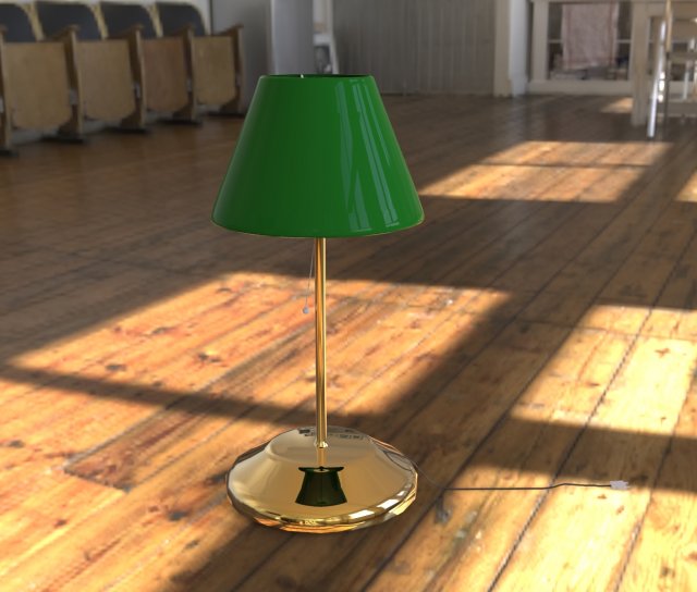 desk lamp by cihan toker Modello 3D .c4d .max .obj .3ds .fbx .stl .blend 