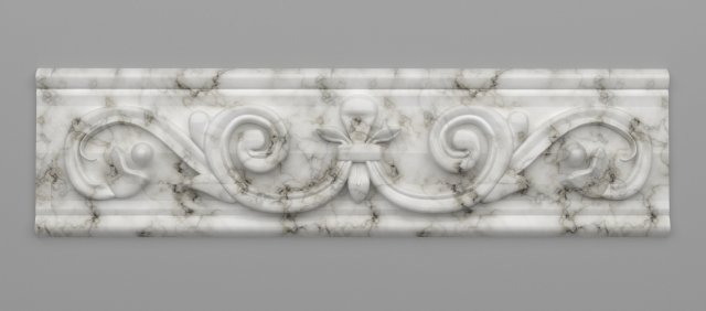 marble skirting Modelo 3D .c4d .max .obj .3ds .fbx .stl .blend 