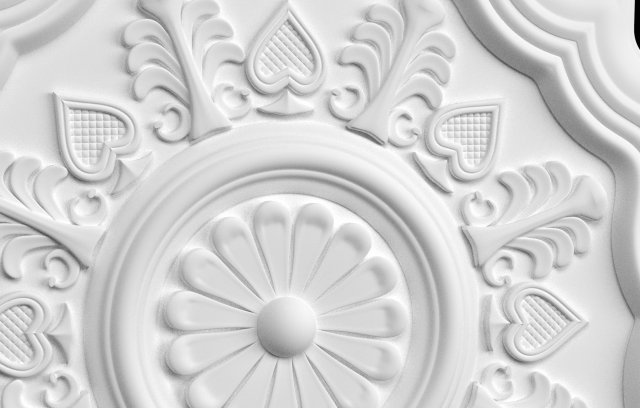 ceiling rose 3D Model .c4d .max .obj .3ds .fbx .stl .blend 