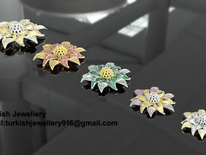 Sunflower Locket set 3Dプリントモデル