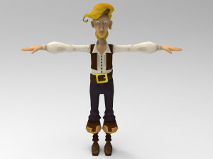 guybrush threepwood Modèle 3D