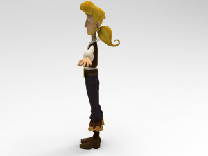 guybrush threepwood Modèle 3D