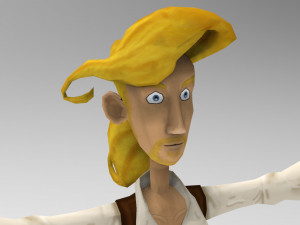 guybrush threepwood Modèle 3D