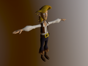 guybrush threepwood Modèle 3D