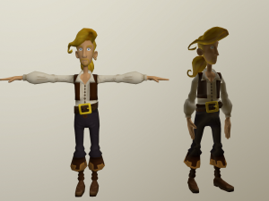 guybrush threepwood Modèle 3D