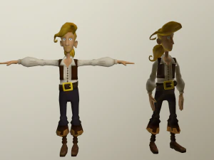 Guybrush Threepwood Modelo 3D
