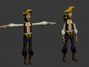 guybrush threepwood 3D Modell