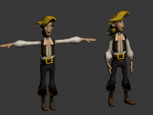 guybrush threepwood 3D Model