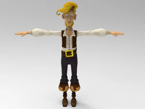 guybrush threepwood 3D Model