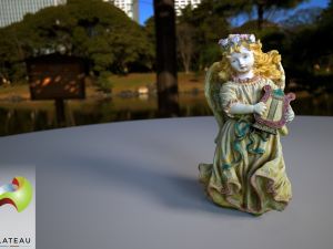0001-01 harp angel 3D Model