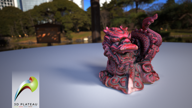 0001-02 chinese dragon Model 3D .c4d .max .obj .3ds .fbx .stl .blend 