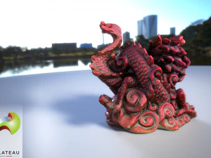 0001-02 chinese dragon 3D Model