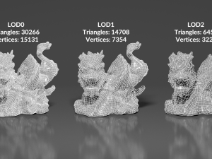 0001-02 chinese dragon Model 3D