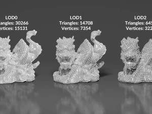 0001-02 chinese dragon 3D Model