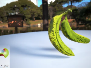 0001-03 pisang Model 3D