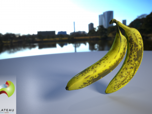 0001-03 banana Modelo 3D