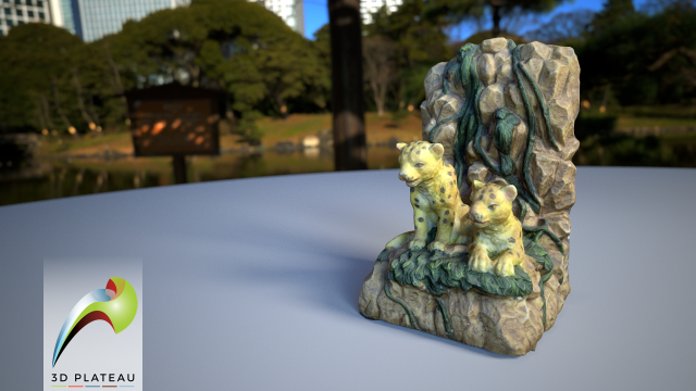 0001-04 vine cheetahs Modèle 3D .c4d .max .obj .3ds .fbx .stl .blend 