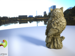 0001-05 owl light 3D मॉडल