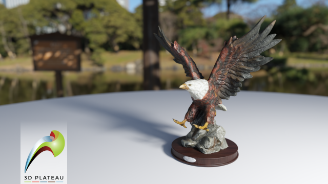 0001-08 large eagle 3D Модель .c4d .max .obj .3ds .fbx .stl .blend 
