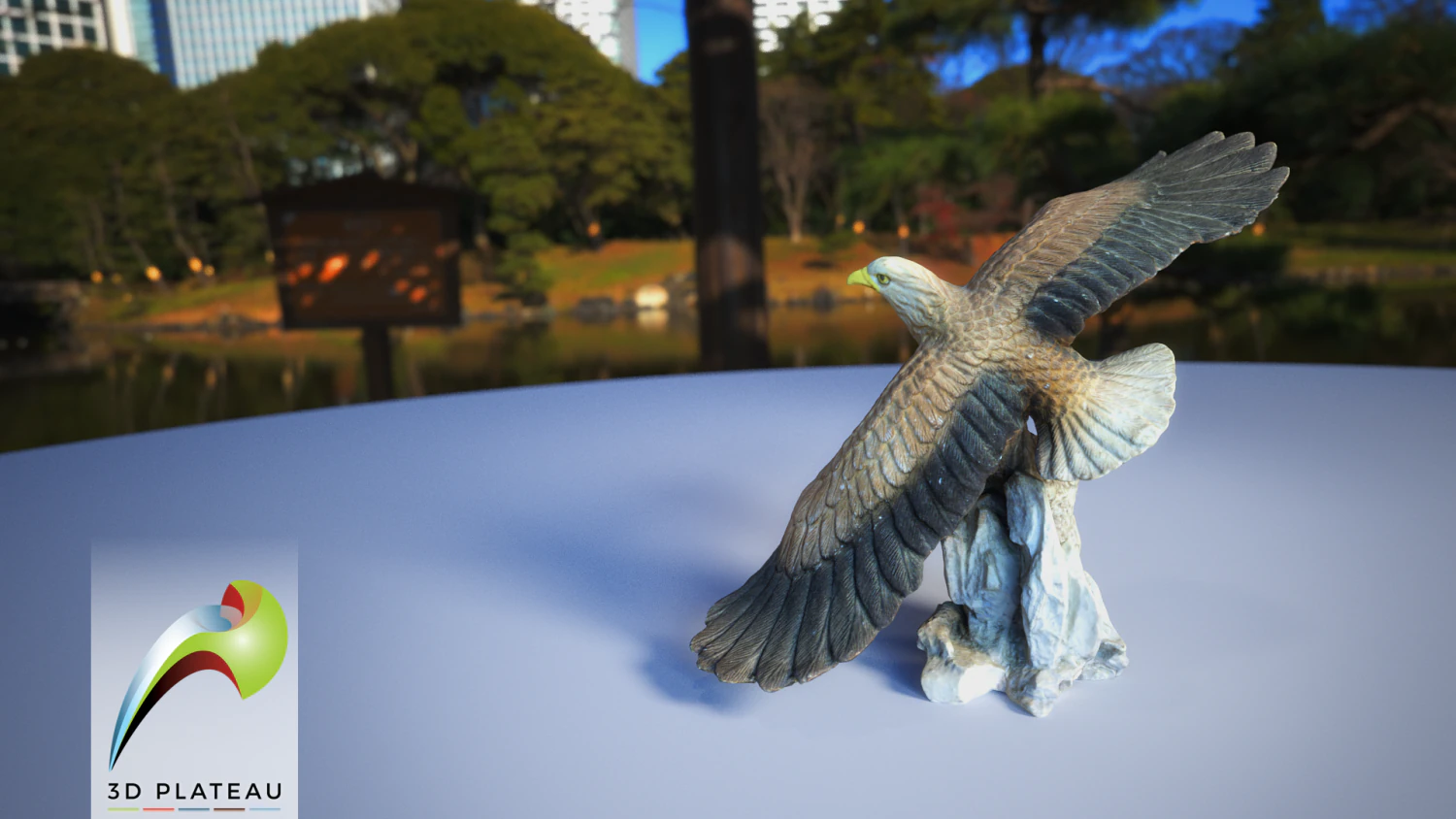 0001-09 small eagle 3D Model .c4d .max .obj .3ds .fbx .stl .blend 