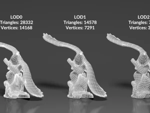 0001-09 small eagle 3D Model