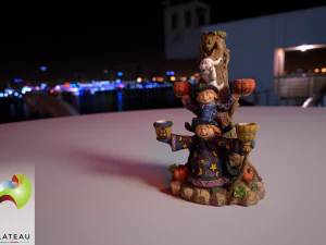 0002-01 portacandele multicandela grande Modello 3D