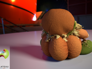 0002-05 pumpkin plushie Model 3D