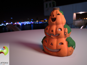 0002-07 stacked pumpkins 3Dモデル