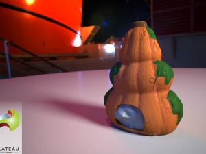 0002-07 stacked pumpkins 3D Model