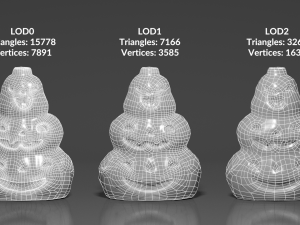 0002-07 stacked pumpkins 3D Model