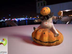 0002-08 pumpkin clown 3Dモデル