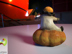 0002-08 pumpkin clown 3D 模型