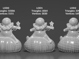 0002-08 pumpkin clown 3D Model