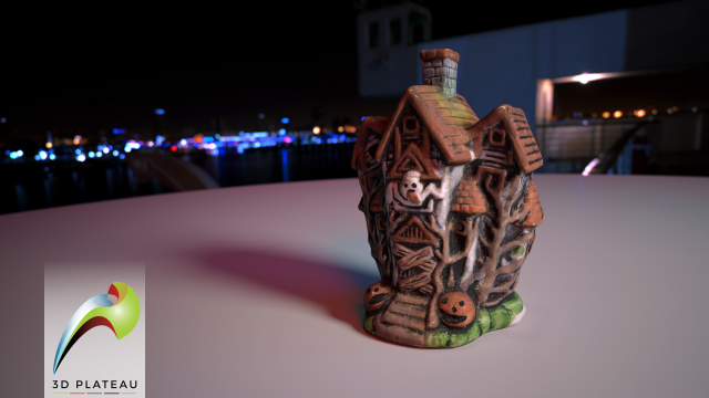 0002-09 small haunted house Modèle 3D .c4d .max .obj .3ds .fbx .stl .blend 