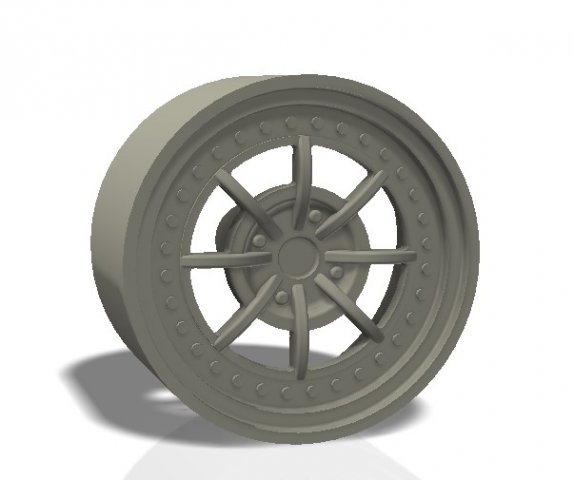 8 spokes classic rim - print model 3d print model 3D 프린트 모델 .c4d .max .obj .3ds .fbx .stl .blend 