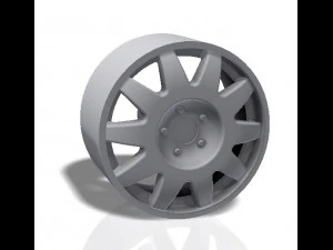 10 स्पोक रिम - प्रिंट मॉडल 3डी प्रिंट मॉडल 3D प्रिंट मॉडल