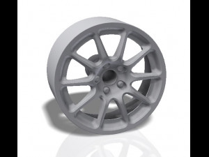 10 spokes rim - print model 3d print model Modelo de Impressão 3D