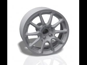 10 स्पोक रिम - प्रिंट मॉडल 3डी प्रिंट मॉडल 3D प्रिंट मॉडल