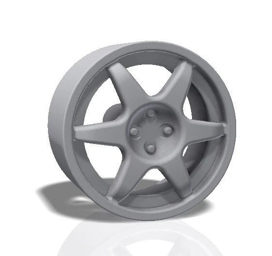 6 spokes rim - print model 3d print model 3D Print Model .c4d .max .obj .3ds .fbx .stl .blend 