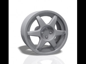 6 spokes rim - print model 3d print model 3D 프린트 모델