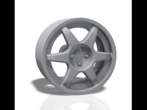 Aro de 6 raios - modelo de impressão Modelo de impressão 3D Modelo de Impressão 3D