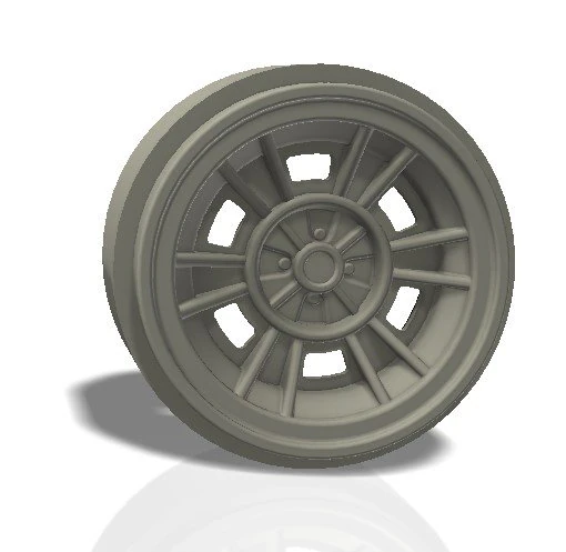6 double spokes rim - print model 3D Print Model .c4d .max .obj .3ds .fbx .stl .blend