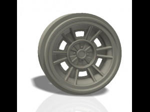 6 double spokes rim - print model 3D 프린트 모델
